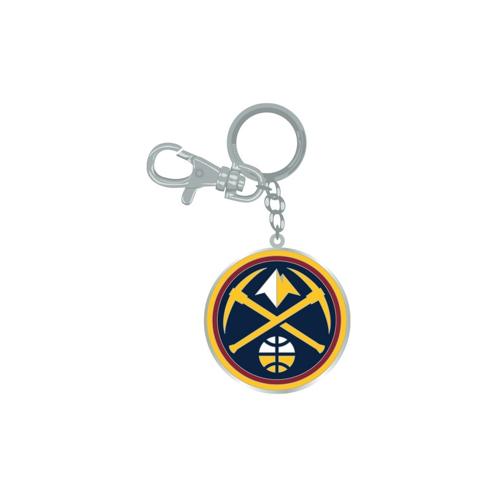 Denver Nuggets Keychain Zamac Logo